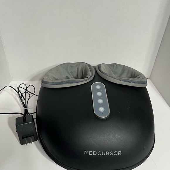 Medcursor MDFM400 Black Gray Pain Relief Heated Shiatsu Foot Massager, - Picture 11 of 12